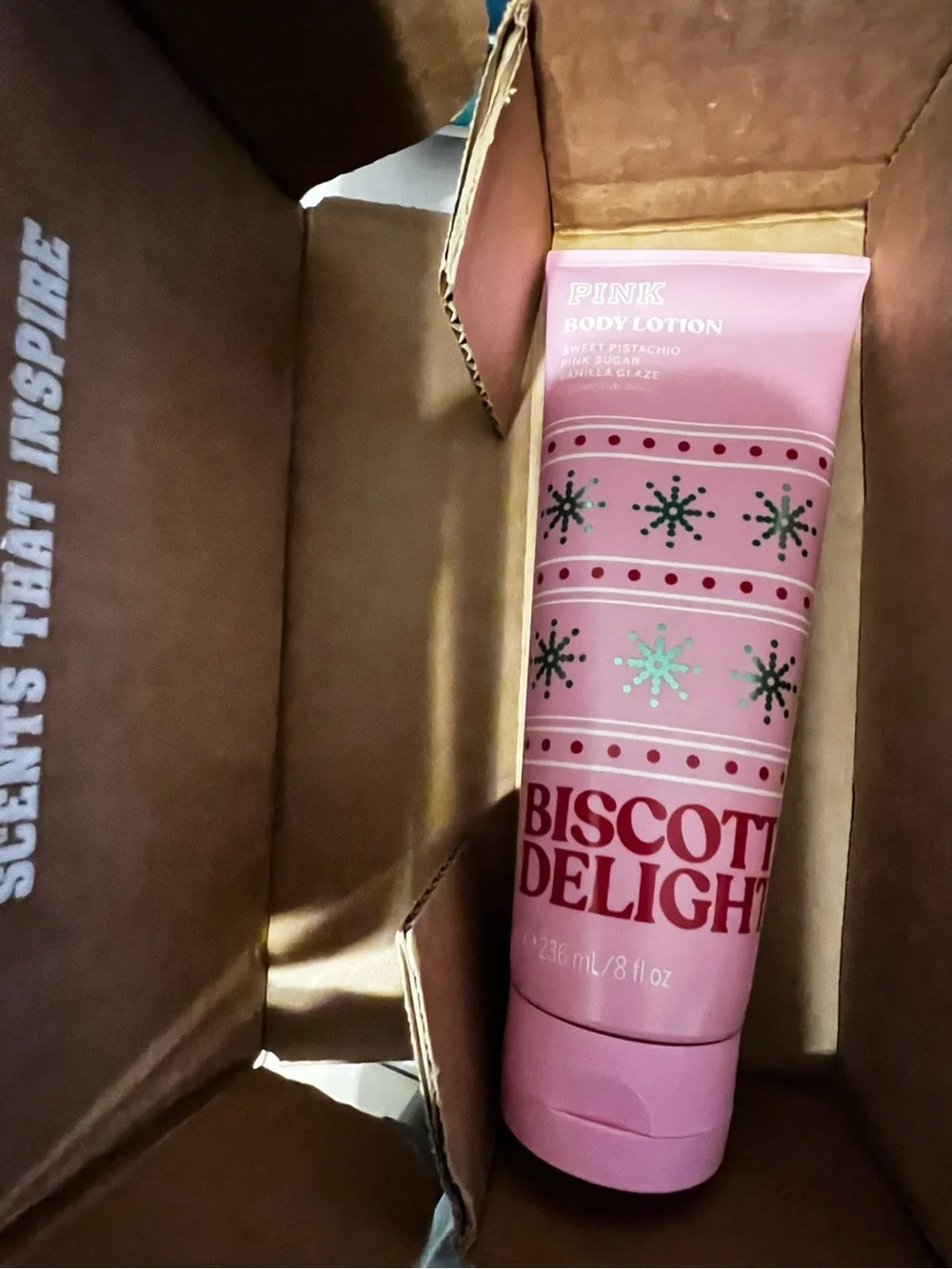 PINK Victoria's Secret Biscotti Delight Pink Body Lotion - Picture 2 of 2